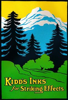 Kidd's Inks for Striking Effects 1909. Creator: John Kidd & Co