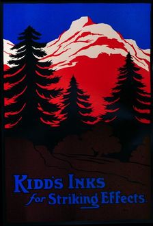 Kidd's Inks for Striking Effects 1909. Creator: Unknown