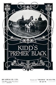 Kidd's Premier Black - John Kidd & Co., Ltd. Advert 1919. Artist: John Kidd & Co