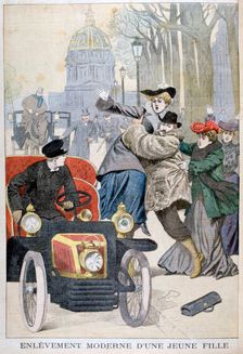 Kidnapping of a young woman in Paris, 1902