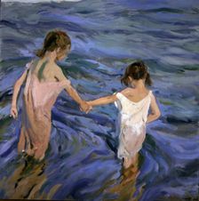 Kids at Sea Oil, 1909 Joaquin Sorolla