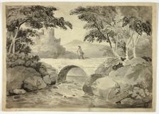 Kidwelly Castle, South Wales, c. 1810. Creator: Unknown