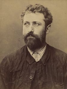 Kieffer. Nicolas. 35 ans, né le 8/4/59 à Haltuiller (Meurthe). Menuisier. Anarchiste. 2/7/94., 1894. Creator: Alphonse Bertillon