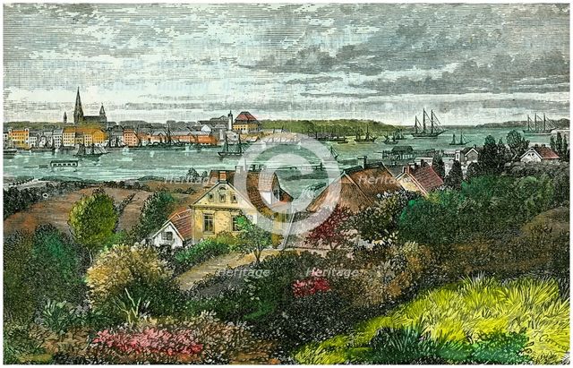 Kiel, Germany, c1875.Artist: Carrera