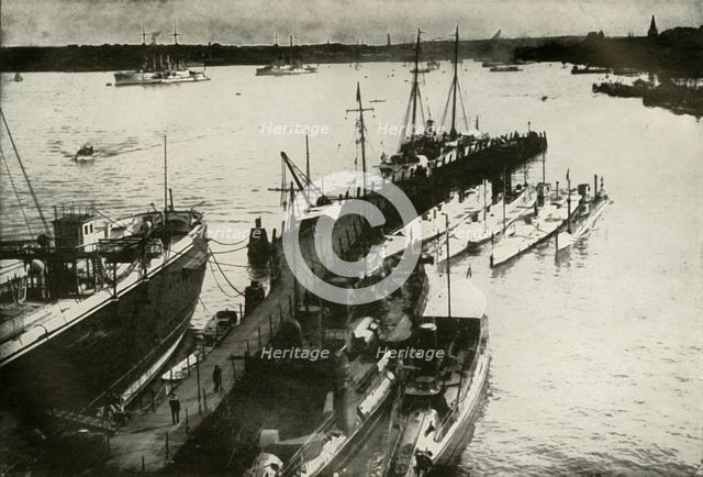 'Kiel Harbour', (1919).  Creator: Unknown.