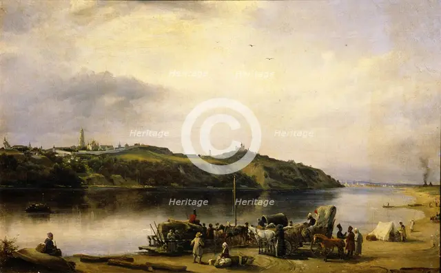 Kiev, 1839. Artist: Shternberg, Vasili Ivanovich (1818-1845)