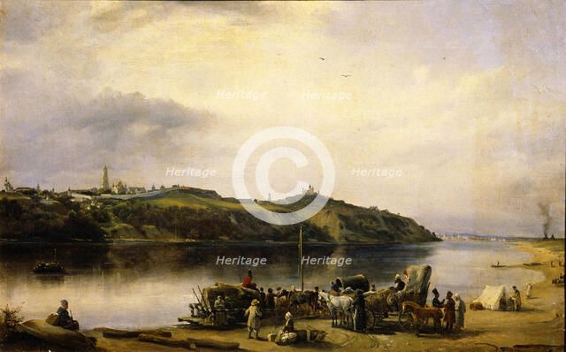 Kiev, 1839. Artist: Shternberg, Vasili Ivanovich (1818-1845)