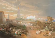 Kiev Pechersk Lavra, 1874. Creator: Bourne, John Cooke (1814-1896)