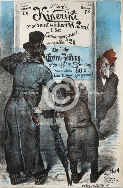 Kikeriki, c1895-1900. Creator: Horn, Sandor (active ca 1900).