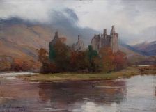 Kilchurn Castle, 1901. Creator: David Farquharson
