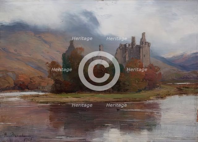 Kilchurn Castle, 1901. Creator: David Farquharson.