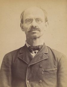 Kilchenstein. Dominique. 48 ans, né à Luneville (Meurthe & Moselle). Marchand au panier. A..., 1892. Creator: Alphonse Bertillon