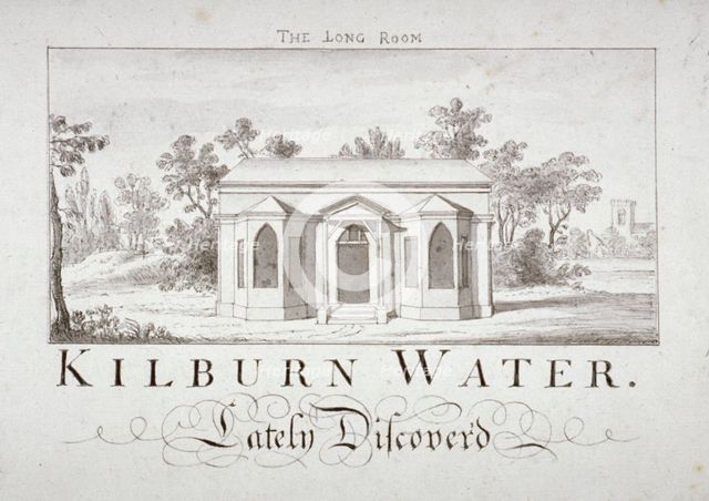 Kilburn Wells, Hampstead, London, c1820.            Artist: Anon