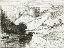 Kilgaren Castle, 1864. Creator: Francis Seymour Haden