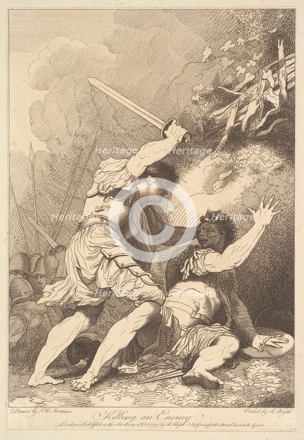 Killing an Enemy, November 15, 1779. Creator: Robert Blyth.