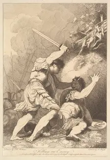 Killing an Enemy, November 15, 1779. Creator: Robert Blyth