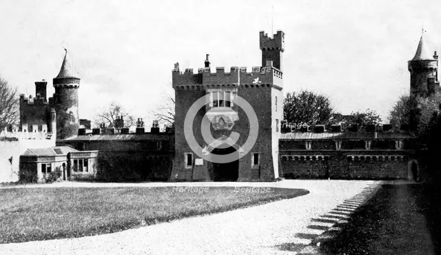Killyleagh Castle courtyard, Killyleagh, County Down, Northern Island, early 20th century. Artist: Unknown
