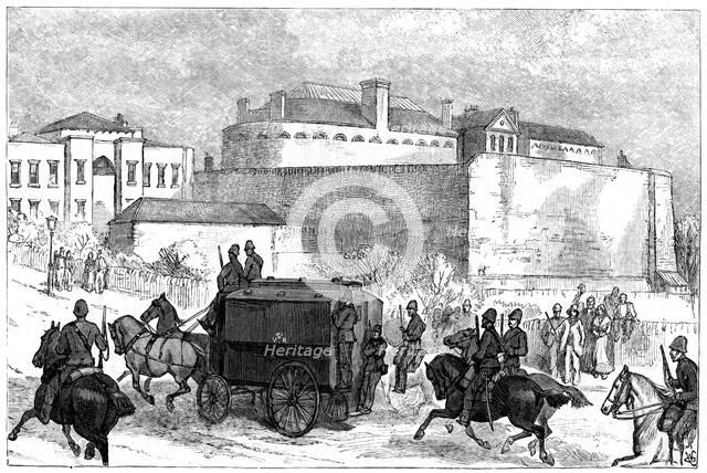 Kilmainham Gaol, Dublin, c19th century. Artist: Unknown