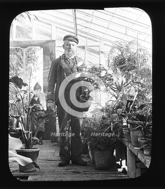 Kilternan Abbey - Golden Ball - Ireland, 1895. Creator: Robert Augustus Henry L'Estrange.