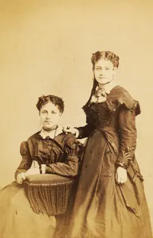 Kim & Jennie to Laura H. Fredille, 1869. Creator: B. F. Reimer