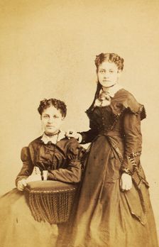 Kim & Jennie to Laura H. Fredille, 1869. Creator: B. F. Reimer