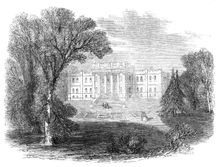 Kimbolton Castle, Hunts, the seat of the Duke of Manchester, visited last week by the..., 1861. Creator: Unknown