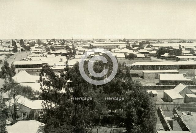 'Kimberley, as seen from the Rock Shaft', 1900. Creator: George Washington Wilson.