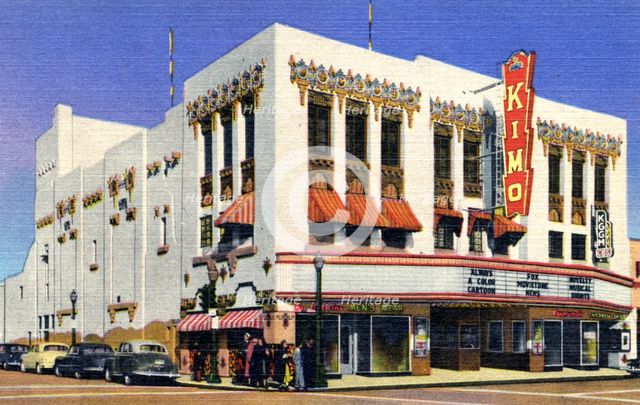 Kimo Theatre, Albuquerque, New Mexico, USA, 1951. Artist: Unknown