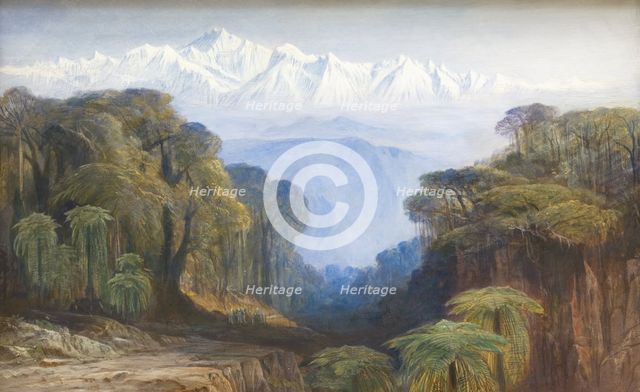 Kinchinjunga, 1877. Creator: Edward Lear.