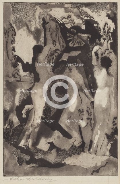 Kingdom of the Sun, 1919. Creator: Arthur Davies.