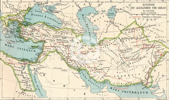 'Kingdom of Alexander the Great', c1901, (1902). Artist: Unknown.