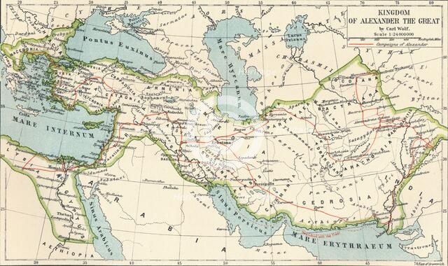 'Kingdom of Alexander the Great', c1901, (1902). Artist: Unknown.