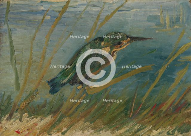 Kingfisher by the Waterside, 1887. Creator: Gogh, Vincent, van (1853-1890).