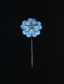 Kingfisher feather decorated hairpin, Qing dynasty, China, 19th century