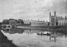 King's College and Chapel Cambridge c1896. Artist: Stearn