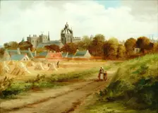 Kings College from the North, 1887. Creator: G Grant