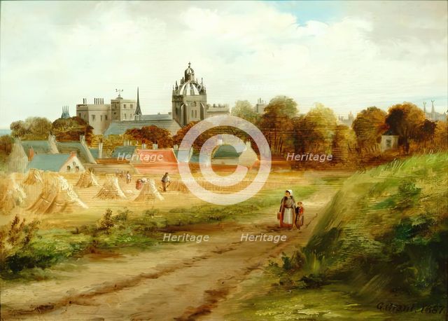 Kings College from the North, 1887. Creator: G Grant.