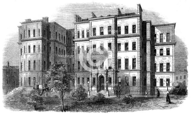 King's College Hospital, Portugal Street, Lincoln's Inn, London, c1860s. Artist: Unknown