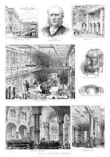 'King's College, London 1890. Creator: Unknown