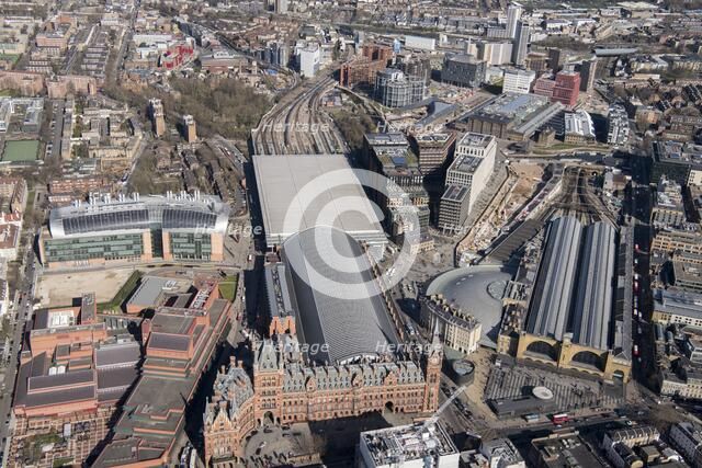 King's Cross and St Pancras International Railway Stations, London, 2018. Creator: Historic England Staff Photographer.
