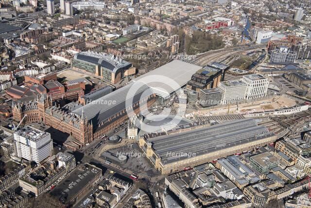 King's Cross and St Pancras International Railway Stations, London, 2018. Creator: Historic England Staff Photographer.