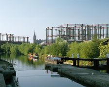 Kings Cross Gas Holders, London, c2000s. Artist: Historic England Staff Photographer