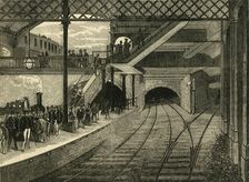 King's Cross Underground Station in 1868 (c1876). Creator: Unknown
