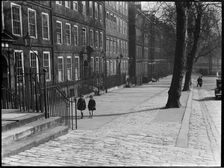 King's Bench Walk, Inner Temple, City and County of the City of London, GLA, 1930s. Creator: Charles William Prickett