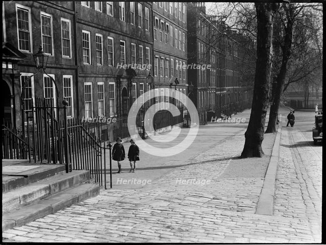 King's Bench Walk, Inner Temple, City and County of the City of London, GLA, 1930s. Creator: Charles William  Prickett.