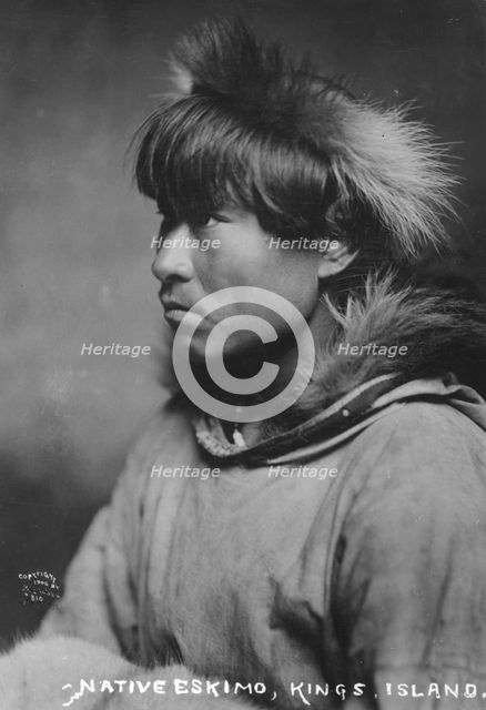 Kings Island [i.e. King Island, or Ukivok] - Native Eskimo, c1906. Creator: Unknown.