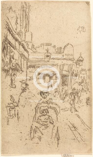 King's Road, Chelsea, c. 1886/1888. Creator: James Abbott McNeill Whistler.