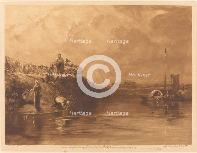 Kingston Bank, No.2, 1896. Creator: Frank Short.