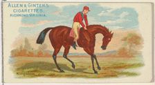 Kingston, from The World's Racers series (N32) for Allen & Ginter Cigarettes, 1888. Creator: Allen & Ginter