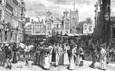'Kingston-On-Thames -The Market Place 1890. Creator: Unknown